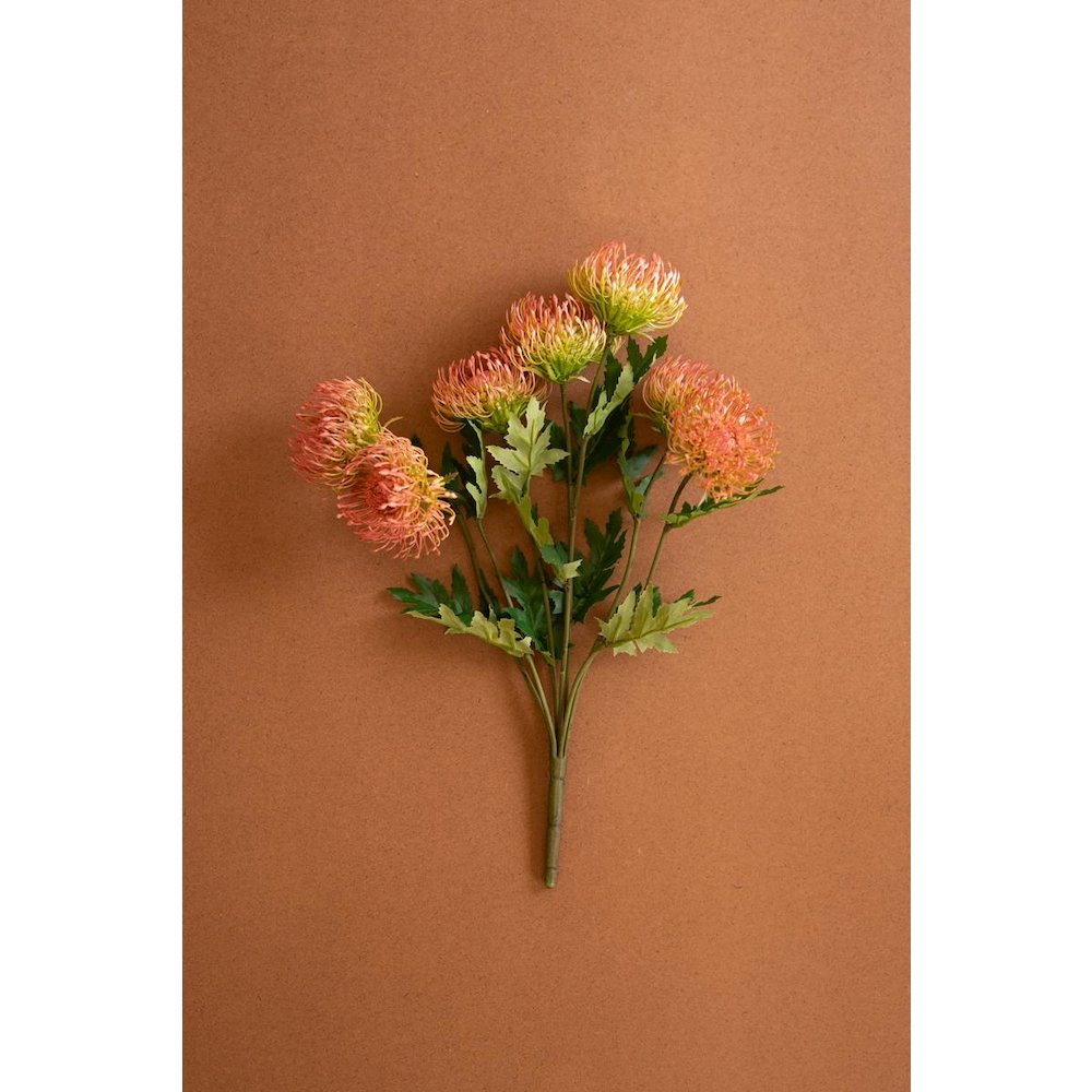 Artificial Pin Cushion Protea - Antique Blush