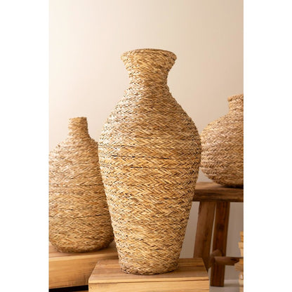 Set of Three Twisted Paper Vessels