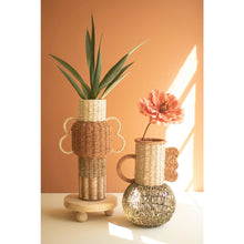 Set of Two Twisted Paper Urns