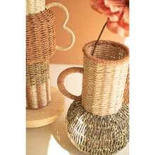 Set of Two Twisted Paper Urns