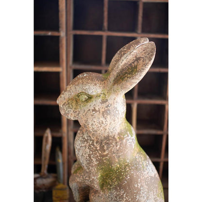 Faux Concrete Rabbit - Head Forward