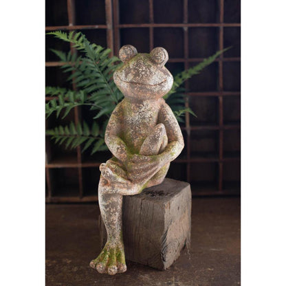 Faux Concrete Frog - Small