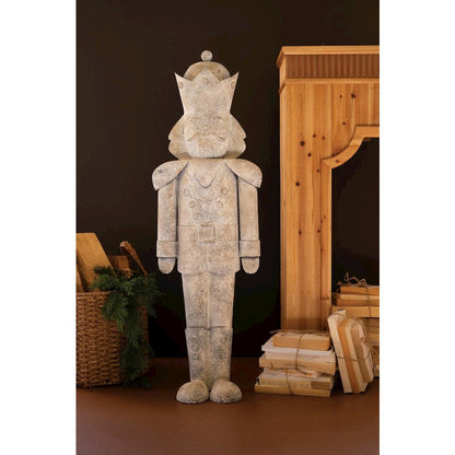 Rustic Metal Christmas Nutcracker