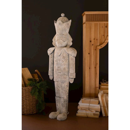 Rustic Metal Christmas Nutcracker