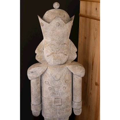 Rustic Metal Christmas Nutcracker