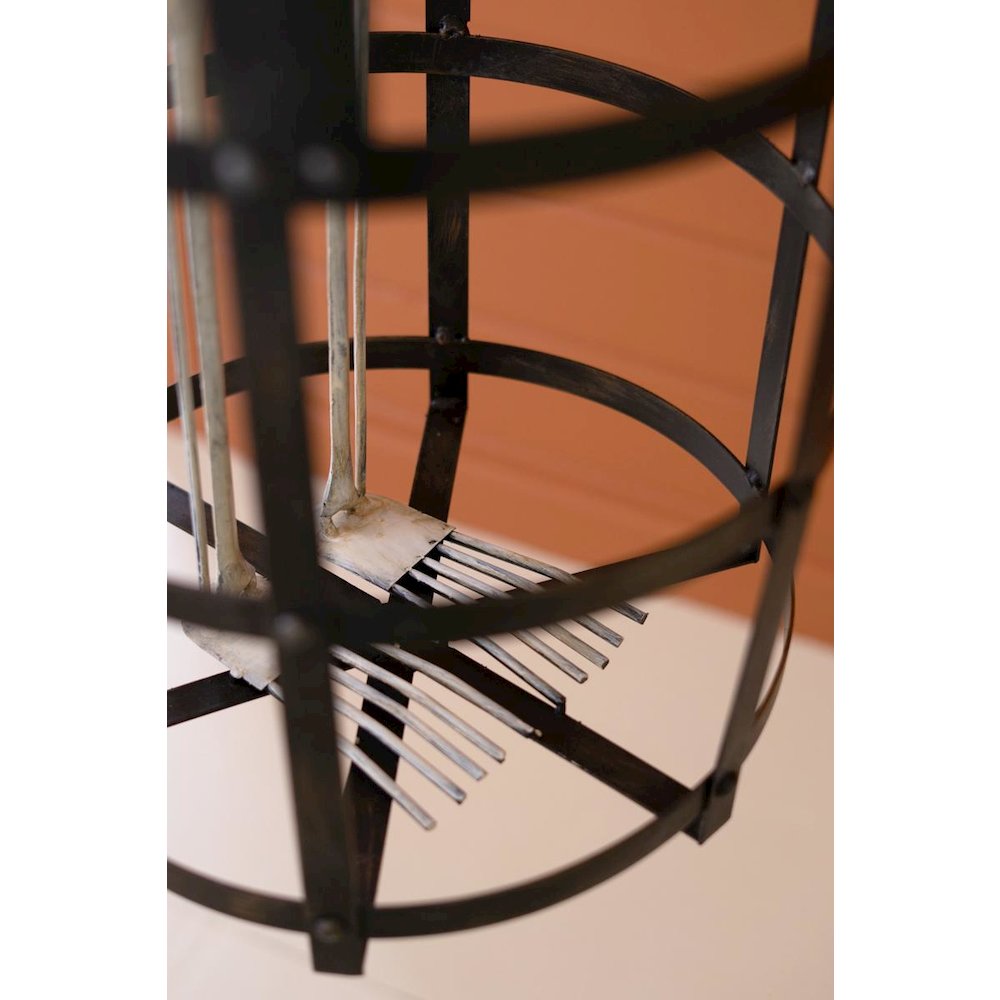 Halloween Skeleton in a Cage