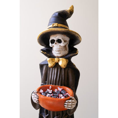 Set of Two Poly Resin Halloween Grim Reapers