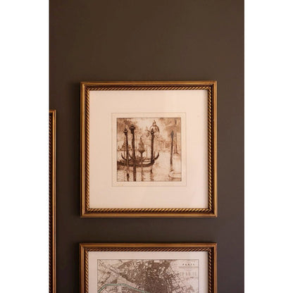 Set 5 Mixed Framed Europe Gallery Wall Prints Under Glass
