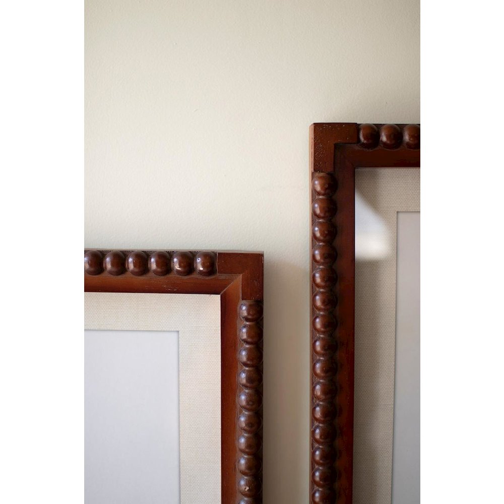 Set 2 Fset 2 Framed Cowboy & Desert Photography Prints Under Glass