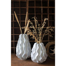Ceramic Ruffle Vase - Large