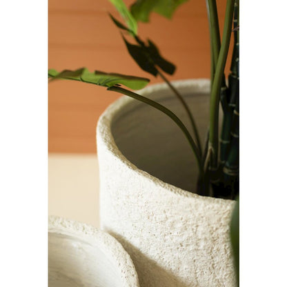 Set of Three Stone Composite Planters