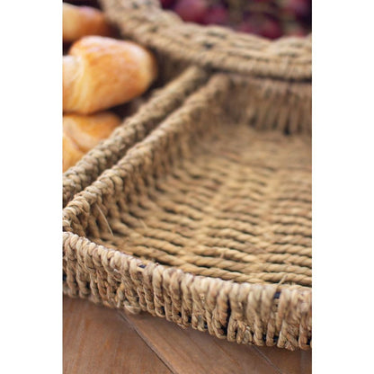 Large Woven Vine Five Piece Round Serving Set