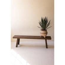 Wood Bench - Dark Brown