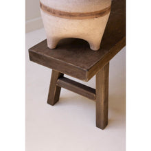 Wood Bench - Dark Brown