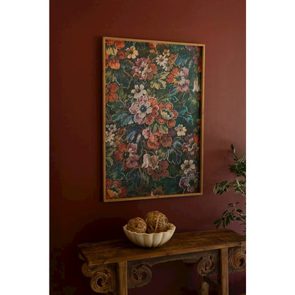Framed Printed  Paper - Floral
