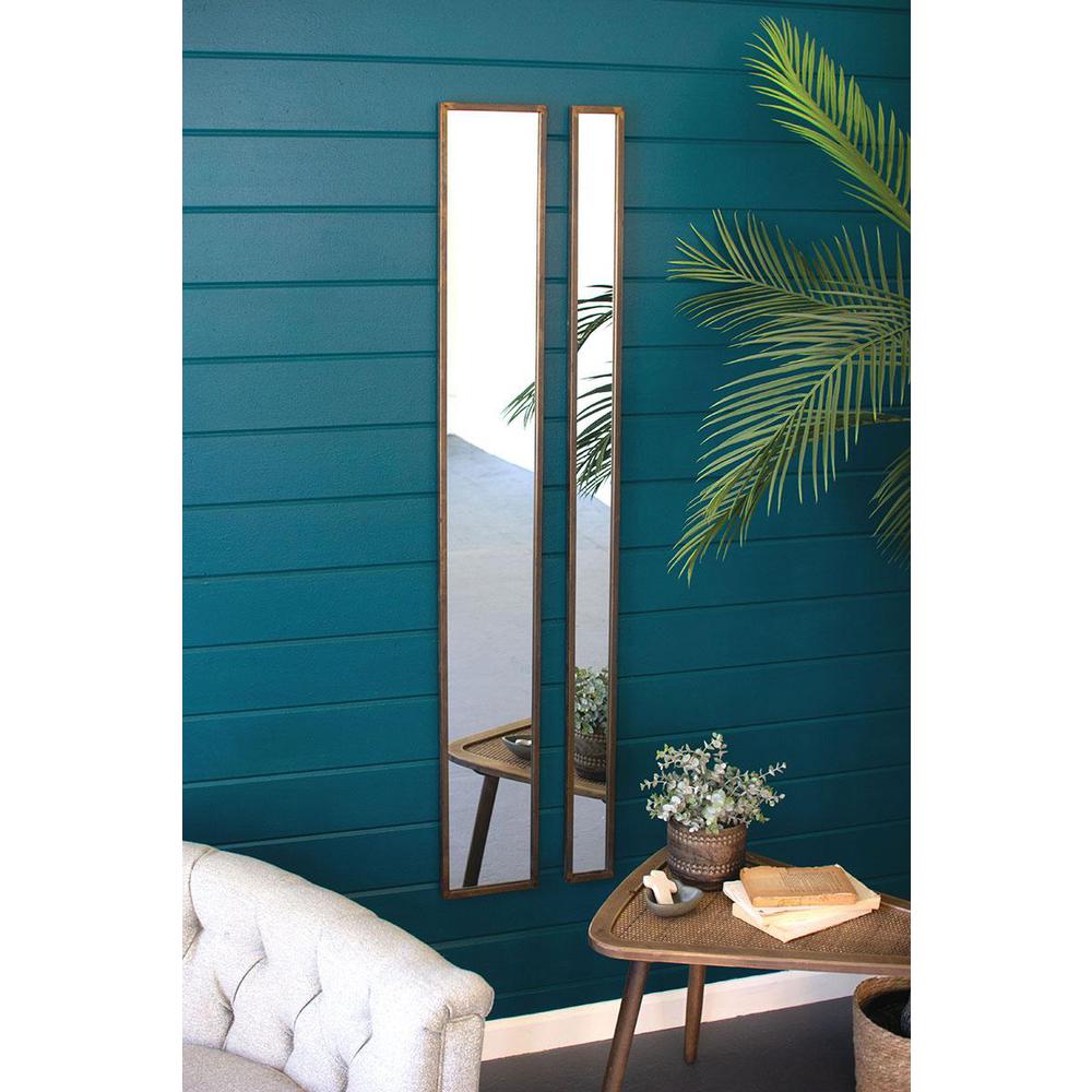 Tall Thin Wall Mirror  - 8" Wide