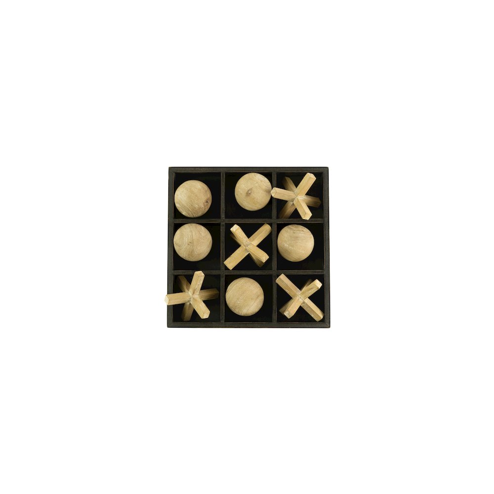 Wooden Tic-Tac-Toe Set