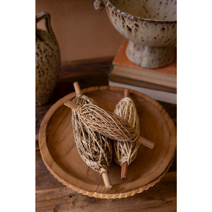 Set Of Three Spools Of Paper Rope