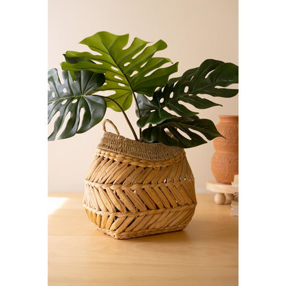 Water Hyacinth Basket with Two Handles