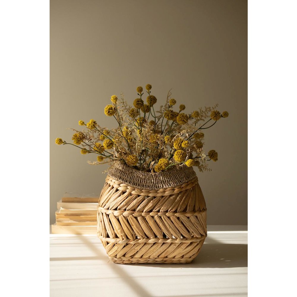 Water Hyacinth Basket with Two Handles