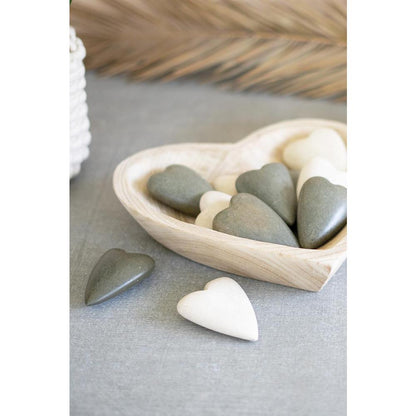 Hand Carved Wooden Heart Bowl
