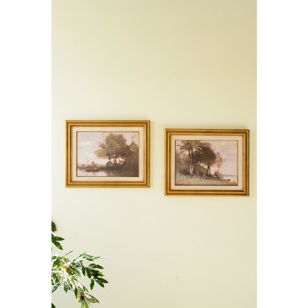 Set Of Two Framed Landscape Prints