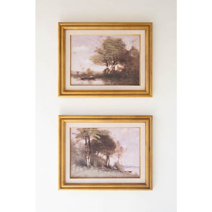 Set Of Two Framed Landscape Prints