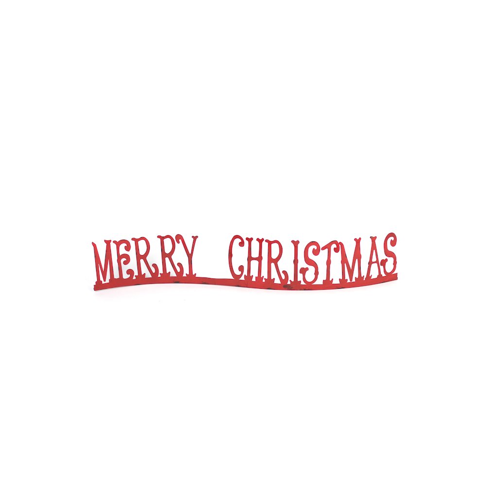 Tabletop Or Mantle Merry Christmas
