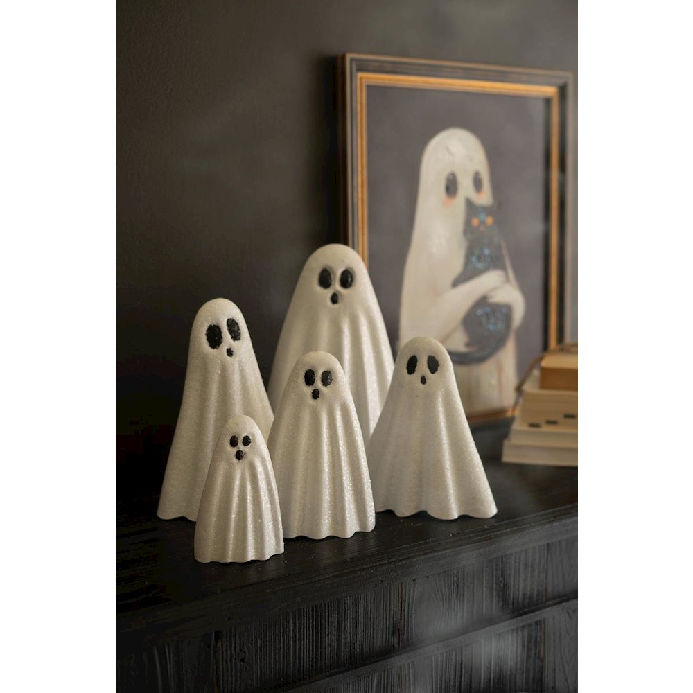 Set Of Five Halloween Ghosts
