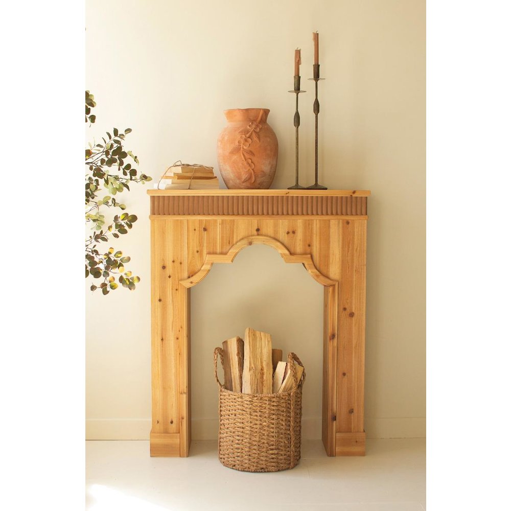 Natural Fir Wood Mantle