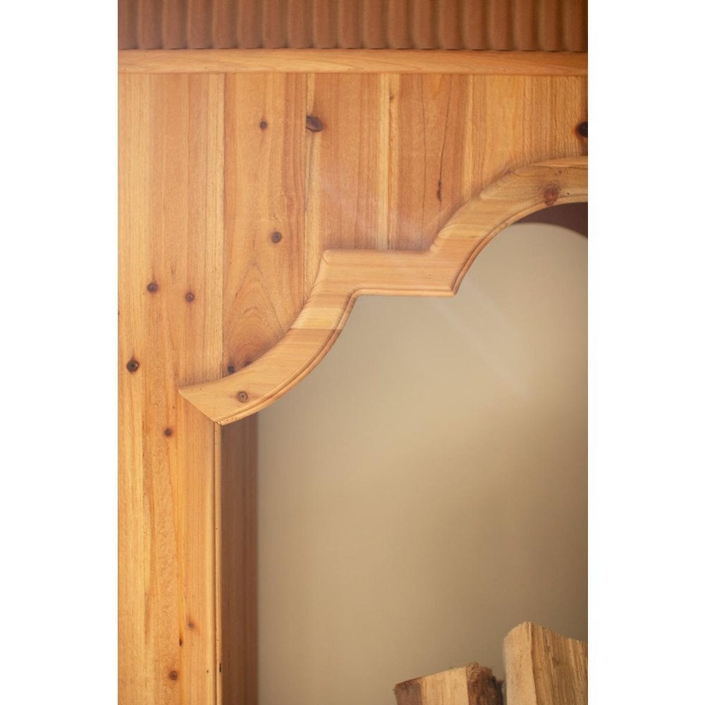 Natural Fir Wood Mantle