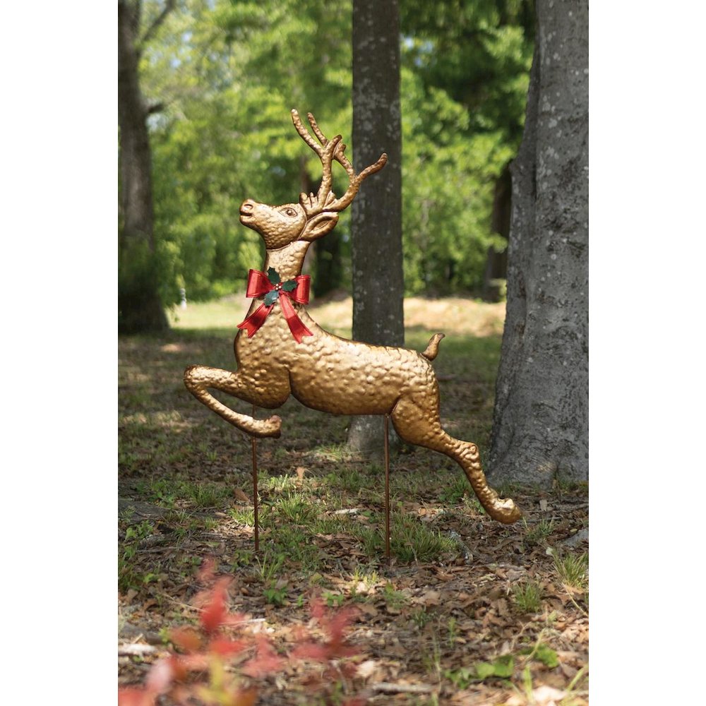 Metal Reindeer Yard Stake