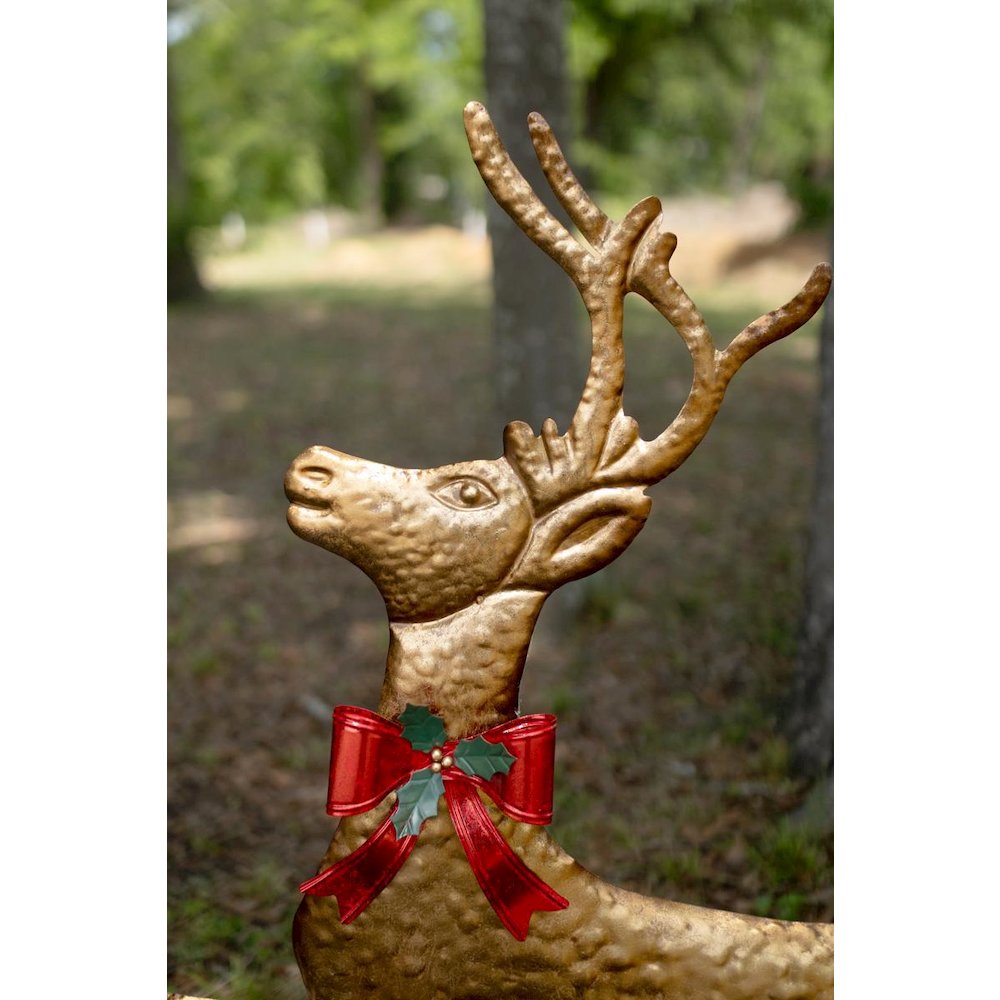 Metal Reindeer Yard Stake