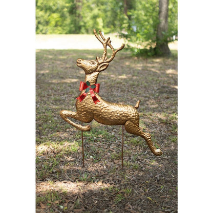 Metal Reindeer Yard Stake