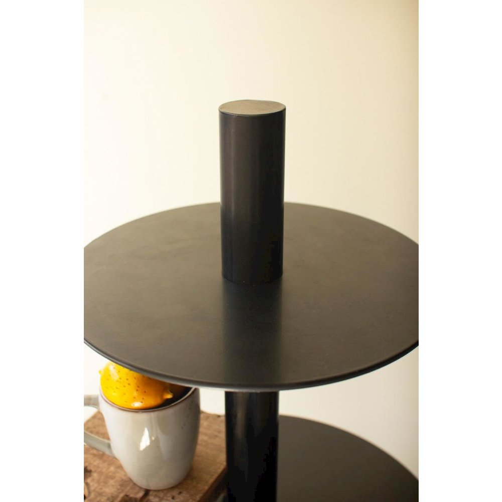 Five Tiered Round Iron Store Display