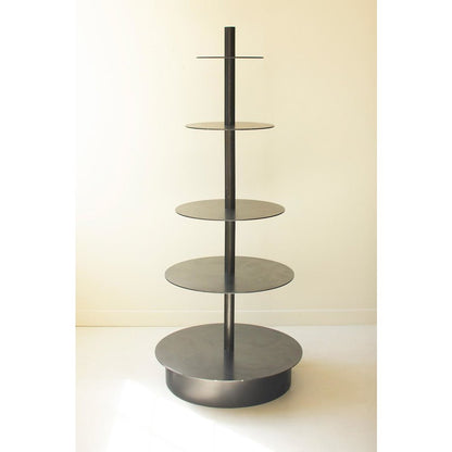 Five Tiered Round Iron Store Display
