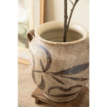 Rustice Ceramic Vessel with Two Handles