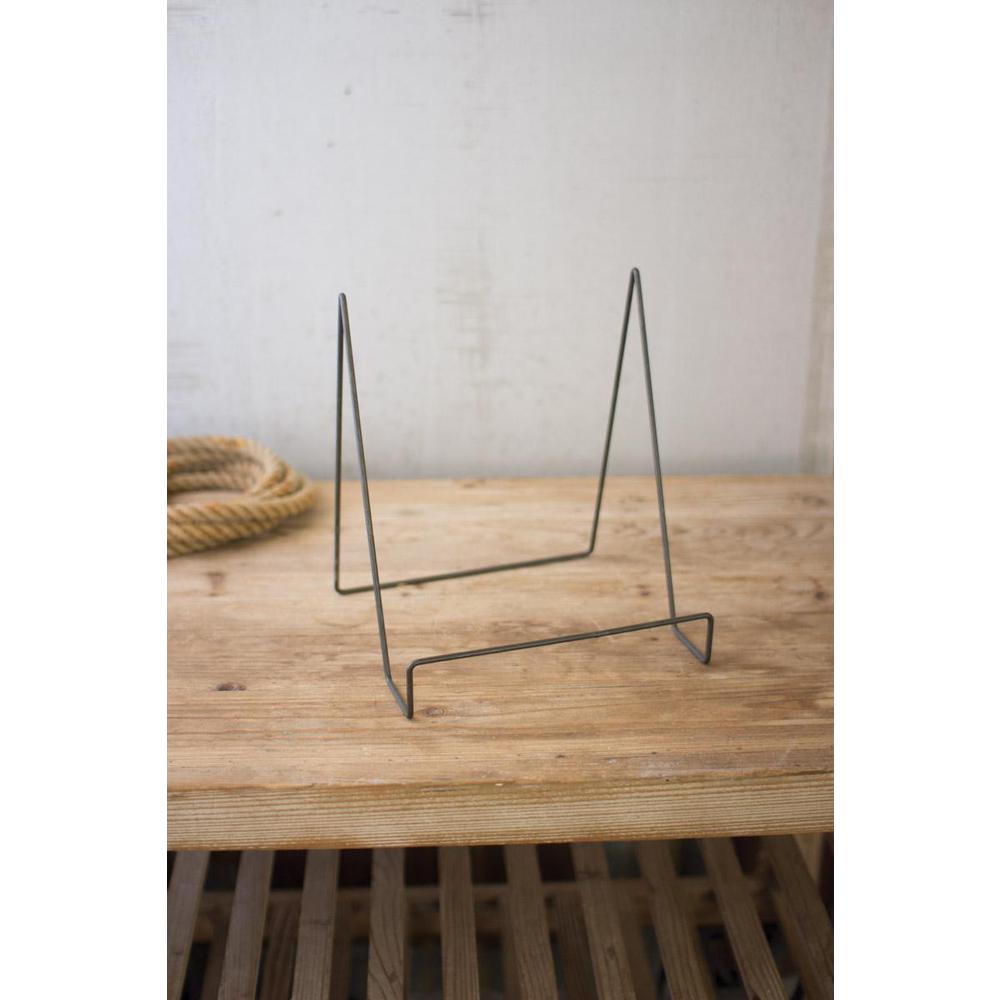 Wire Easel With Brass Finish - Large