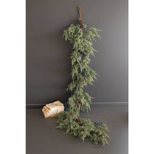 Faux Fir Christmas Garland with Berries