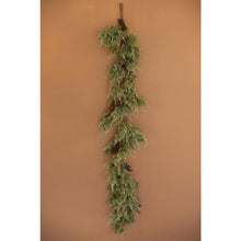 Faux Fir Christmas Garland with Berries