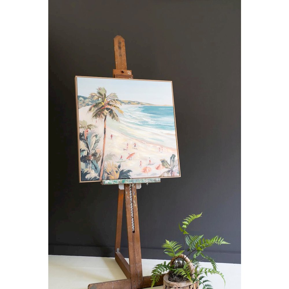 Framed Painting - Beach Scene