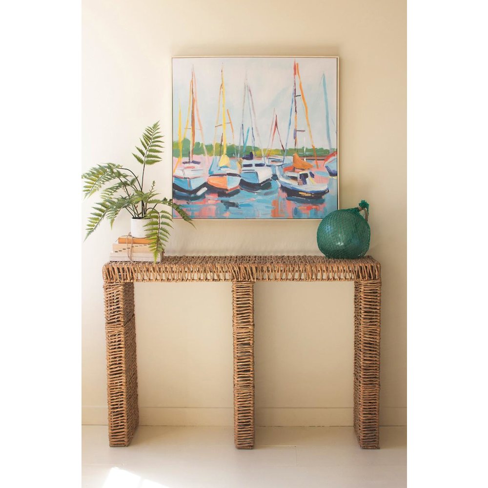 Framed Sailboat Painting