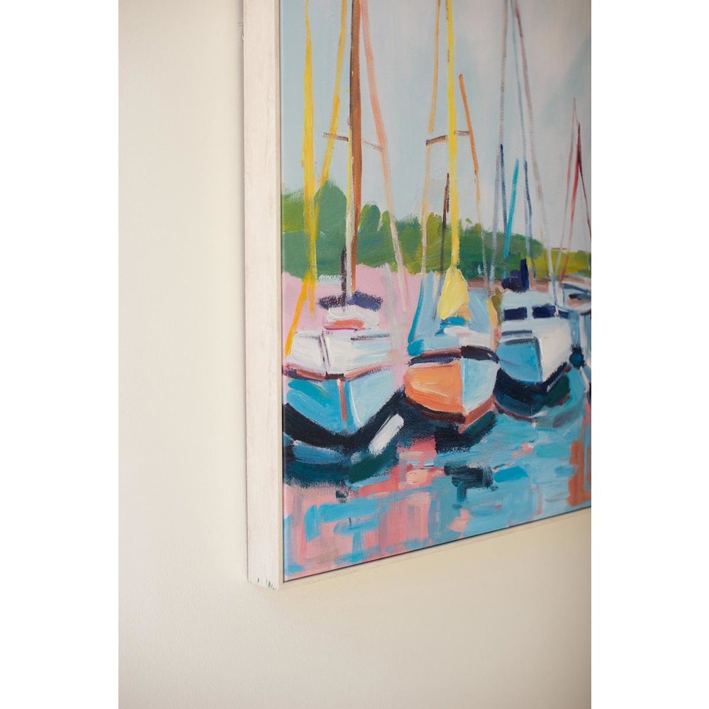 Framed Sailboat Painting