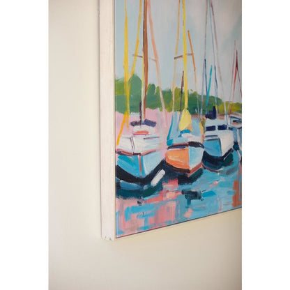 Framed Sailboat Painting