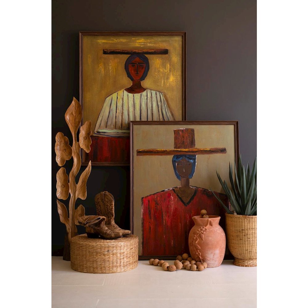 Framed Painting Southwest Woman