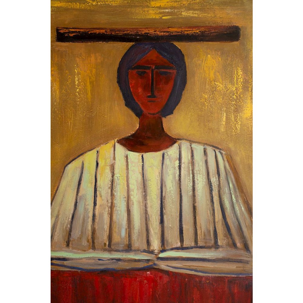 Framed Painting Southwest Woman