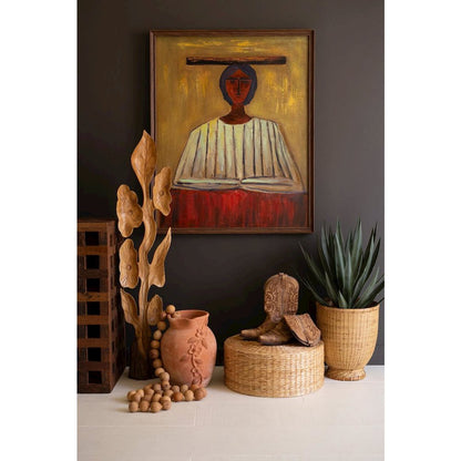 Framed Painting Southwest Woman