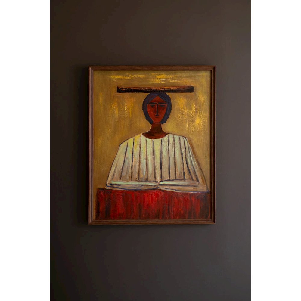 Framed Painting Southwest Woman