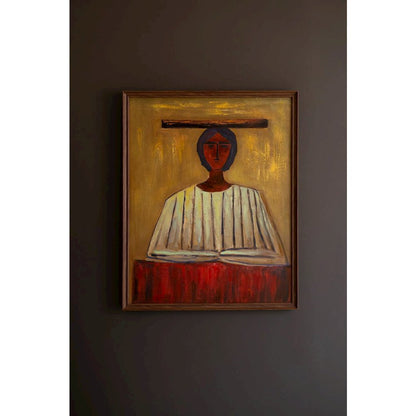 Framed Painting Southwest Woman