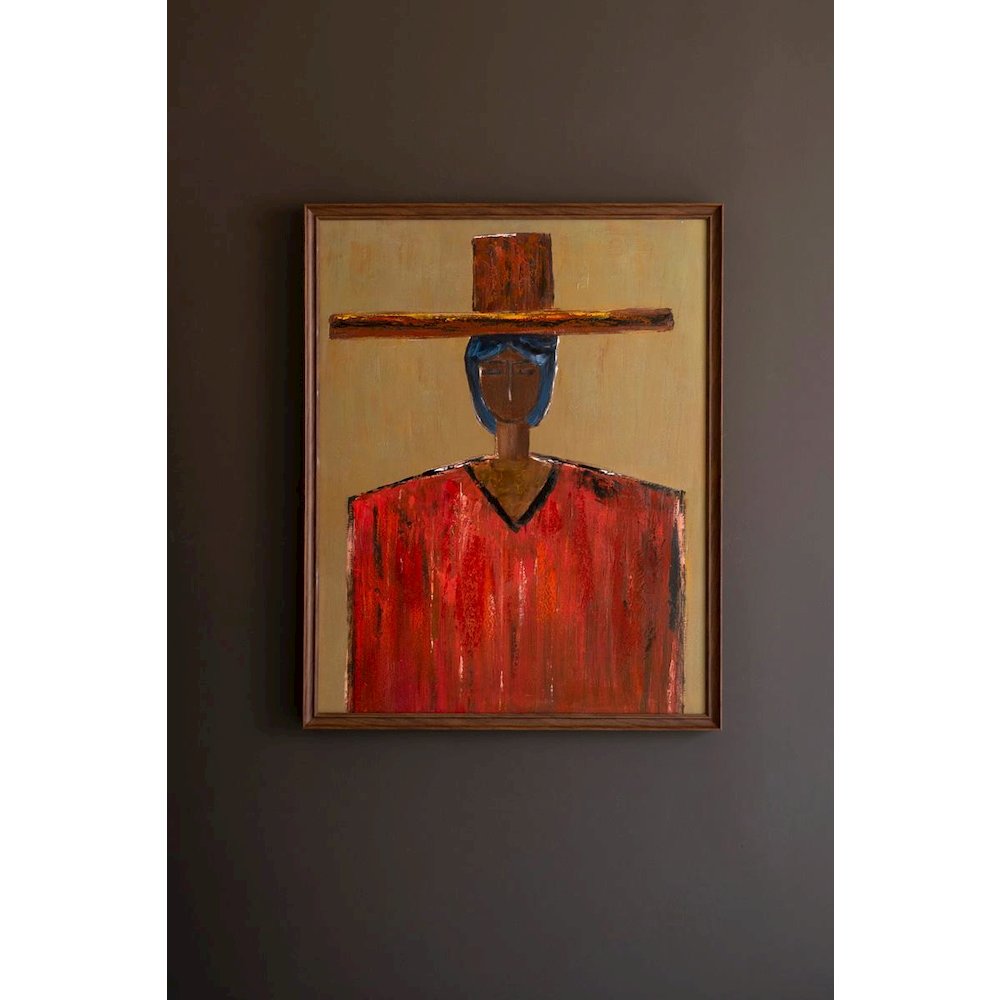 Framed Painting Southwest Man